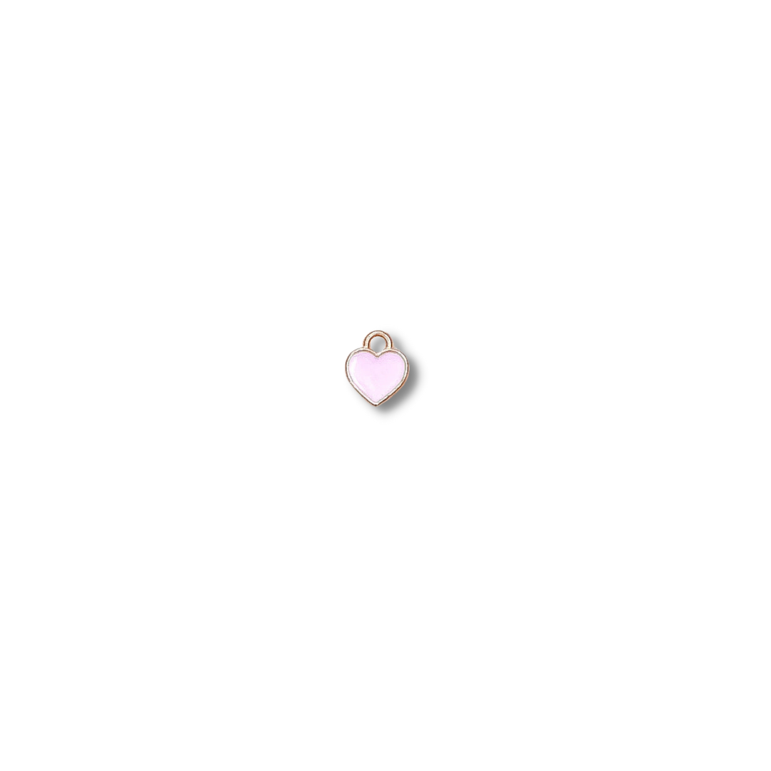 PINK MINI HEART CHARM