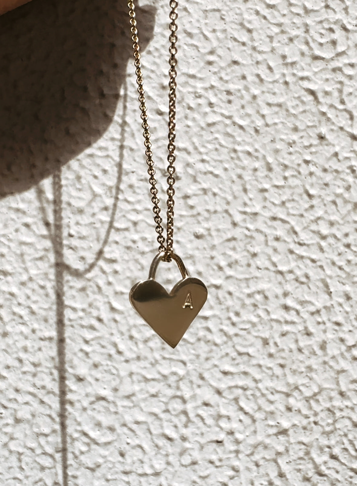 Locked Love Necklace | Hand-Designed | Hand-Stamped