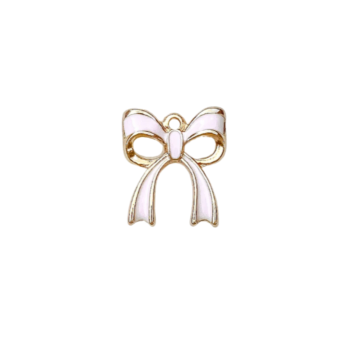 PINK BOW CHARM