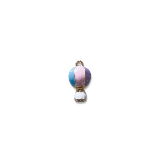 3D DARKER BLUE HOT AIR BALLOON CHARM